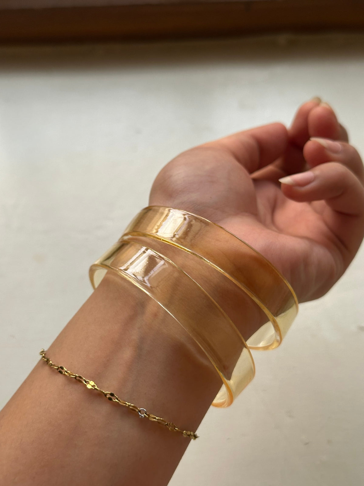 PARISAA BANGLES [LIGHT YELLOW] [PAIR] [2.6]