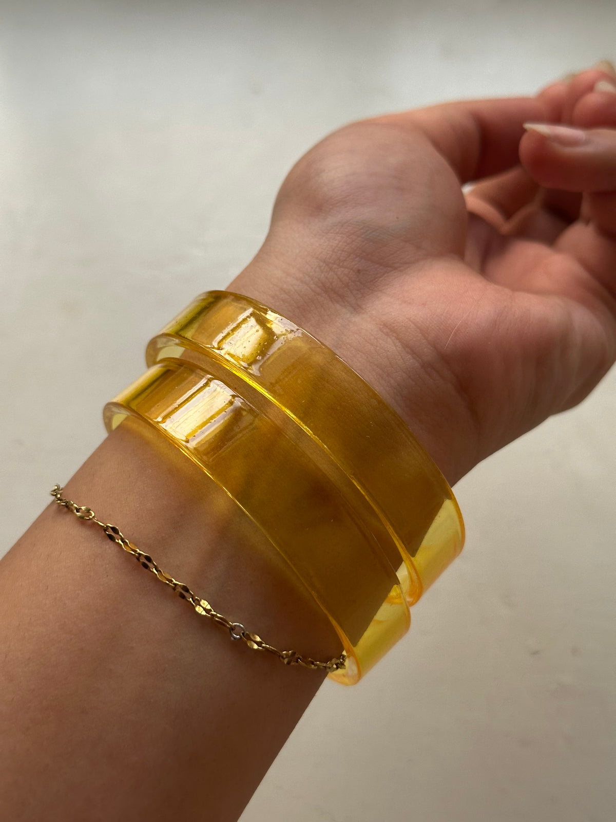 PARISAA BANGLES [YELLOW] [PAIR] [2.6]