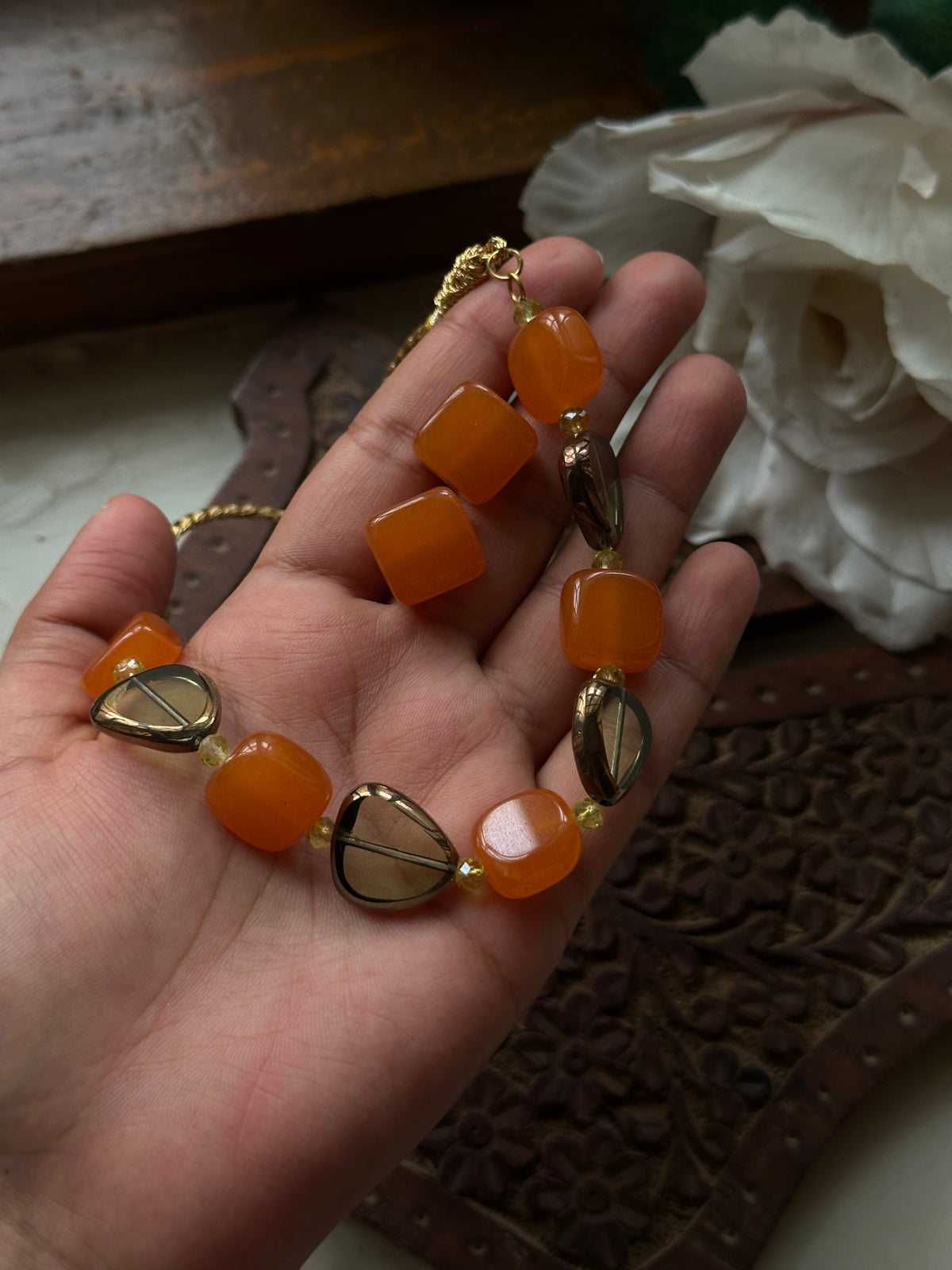 ZARAFSHAN CHOKER SET [CHOKER WITH EARSTUDS]