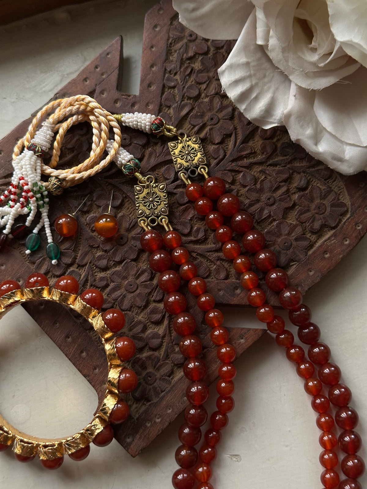 RIMAL MALA SET [MALA WITH MATCHING EARSTUDS]