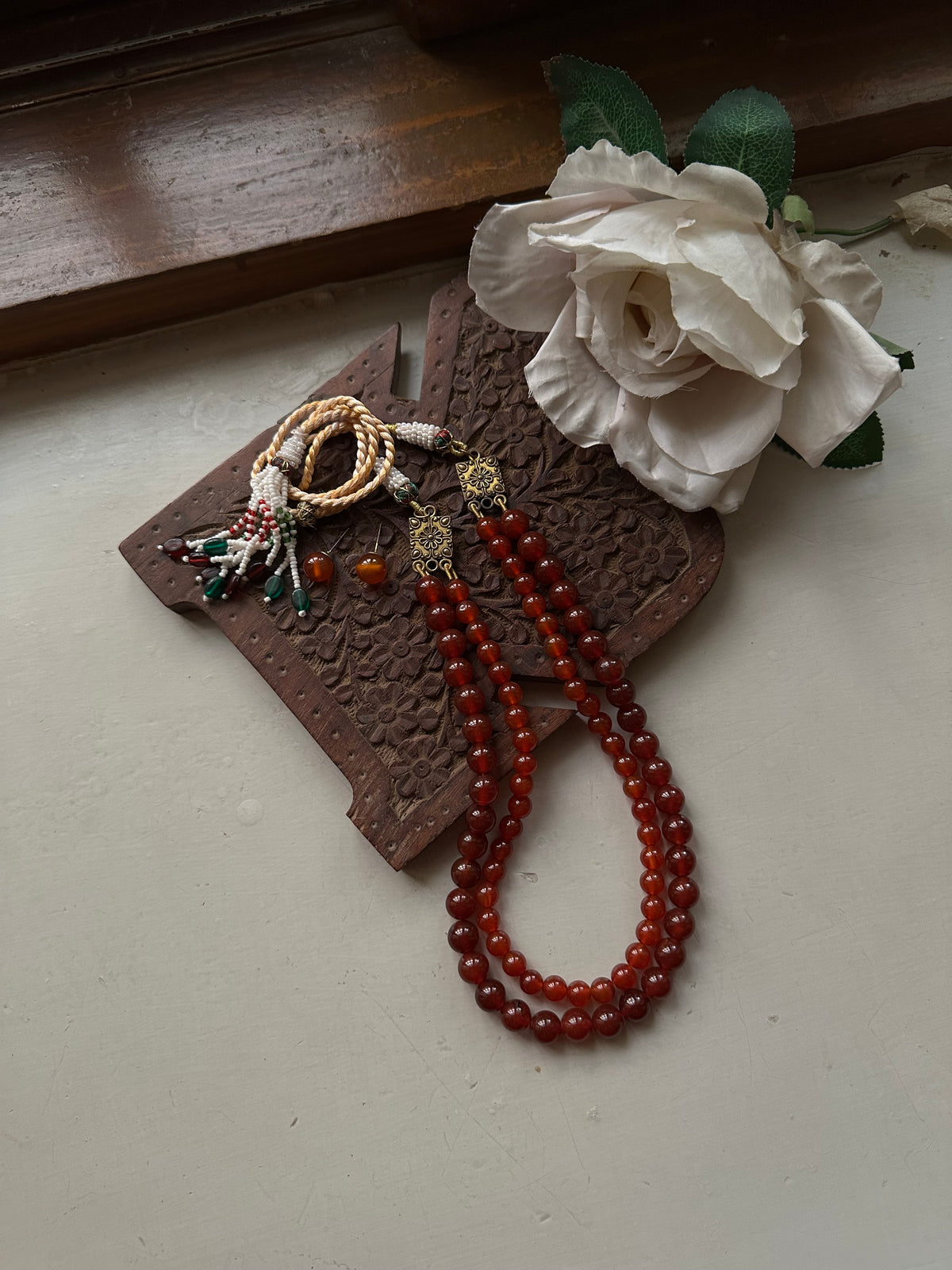 RIMAL MALA SET [MALA WITH MATCHING EARSTUDS]