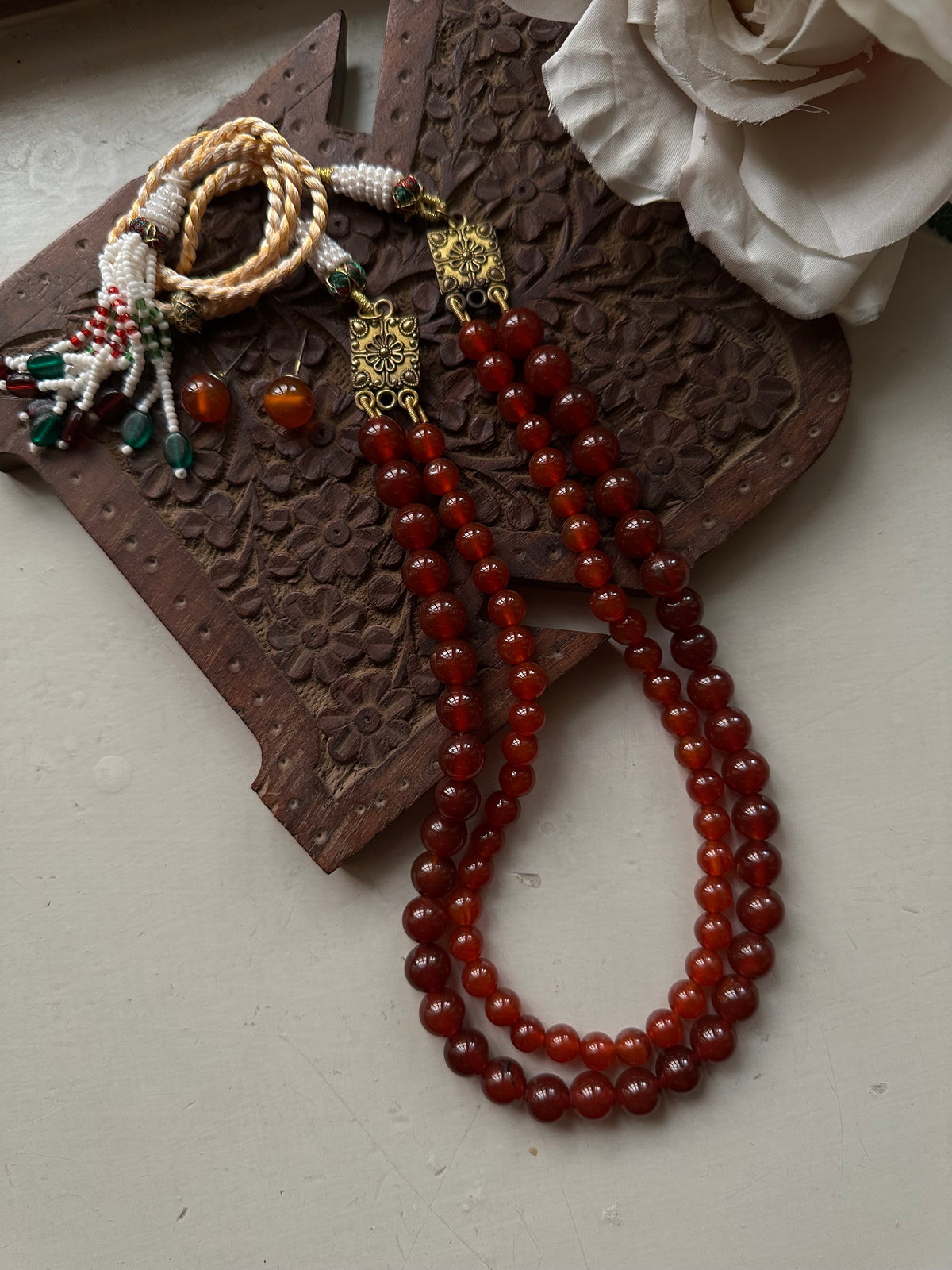 RIMAL MALA SET [MALA WITH MATCHING EARSTUDS]