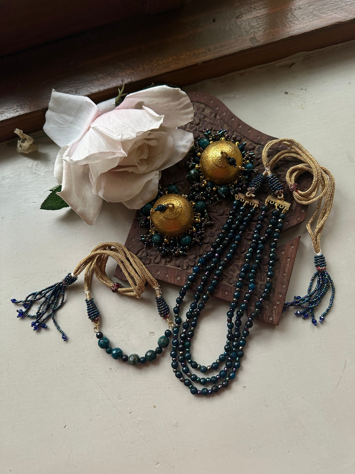 MEHRAYA SET [INCLUDES MALA, CHOKER AND JHUMKA]