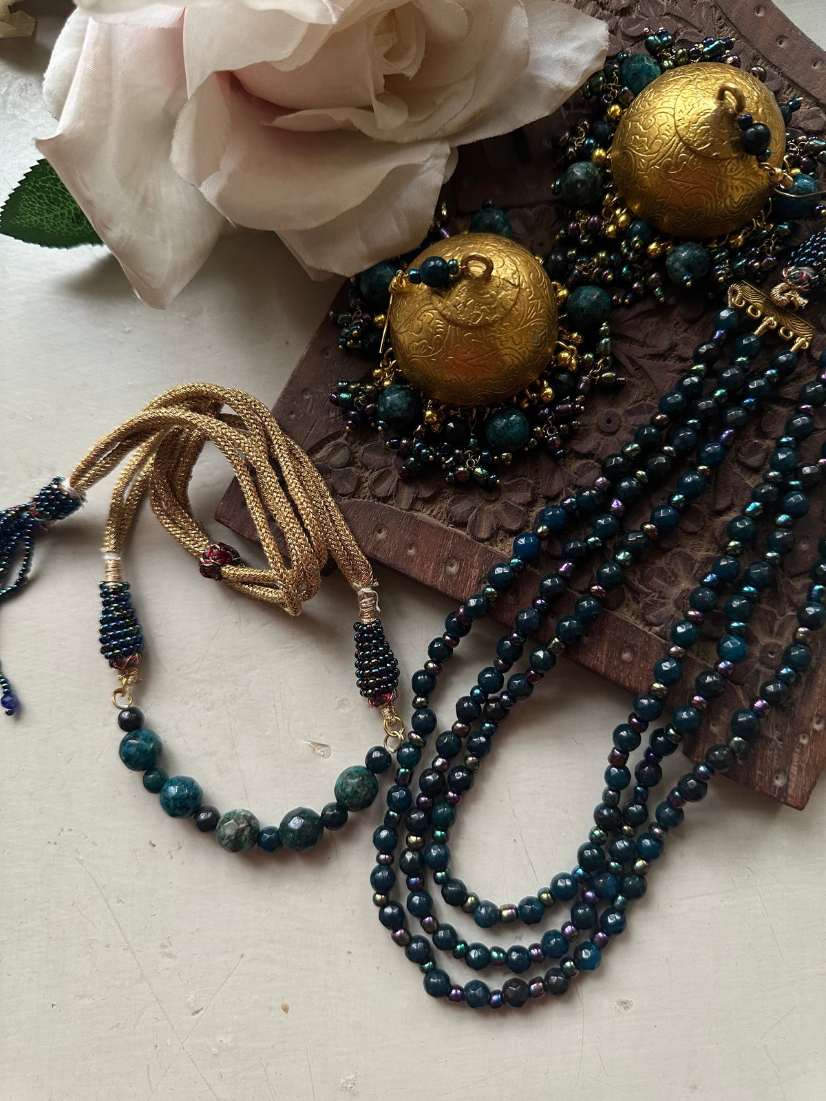 MEHRAYA SET [INCLUDES MALA, CHOKER AND JHUMKA]