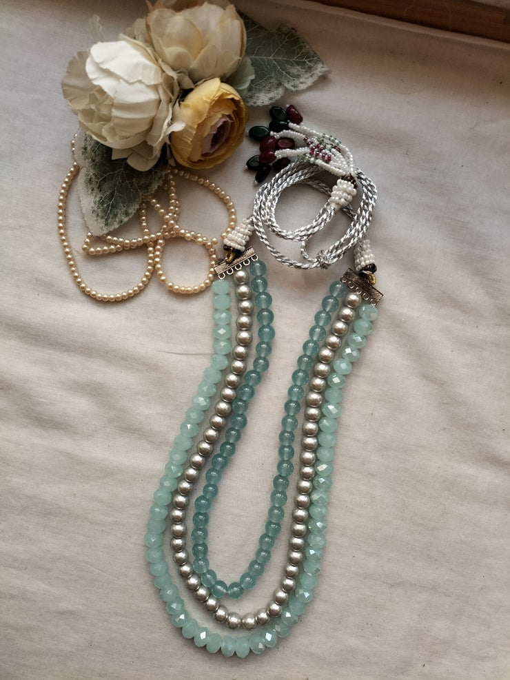 Aqua Blue Mala