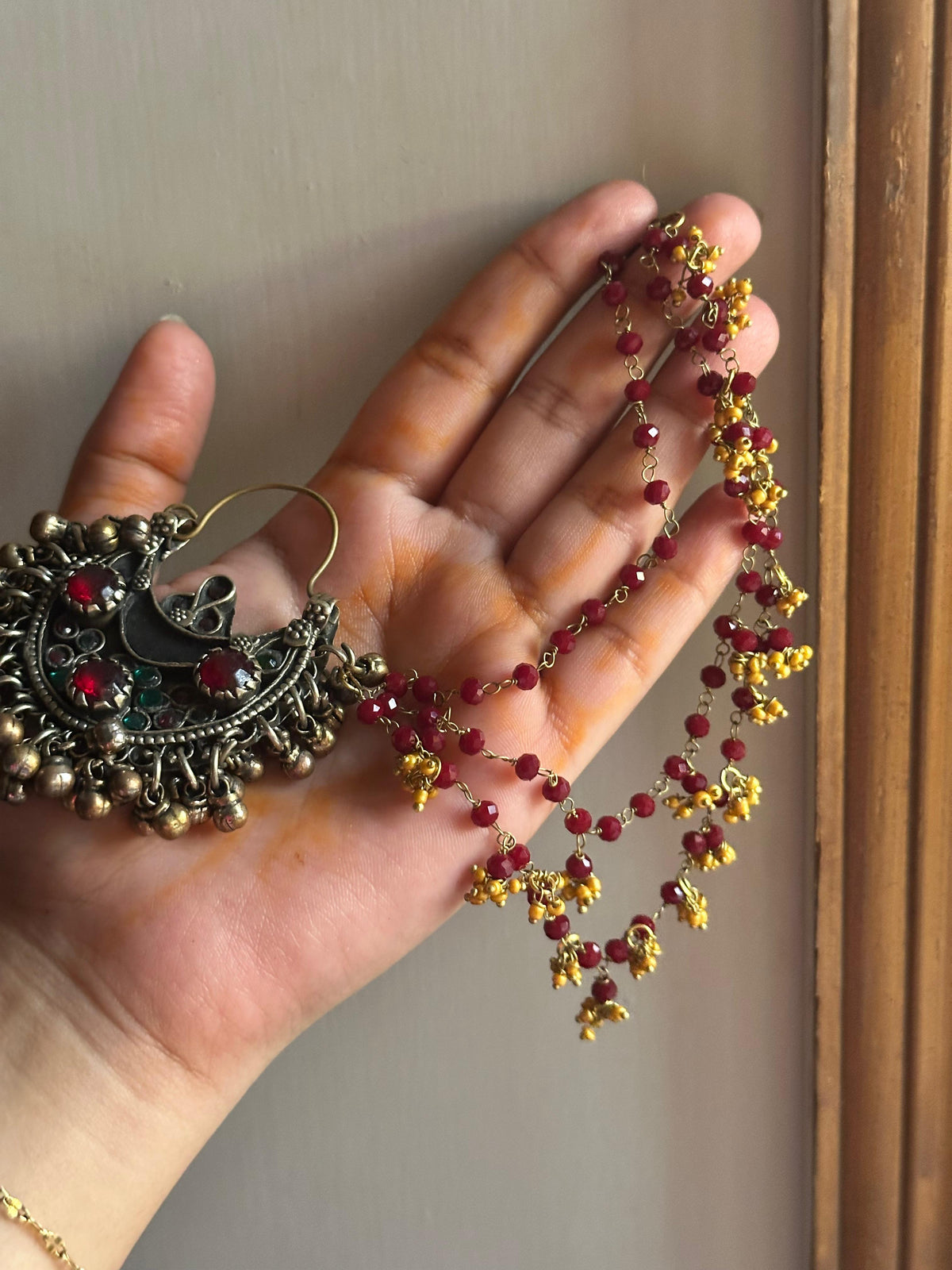 ZARWASHA VINTAGE CHANDBALI [WITH SAHARAY]