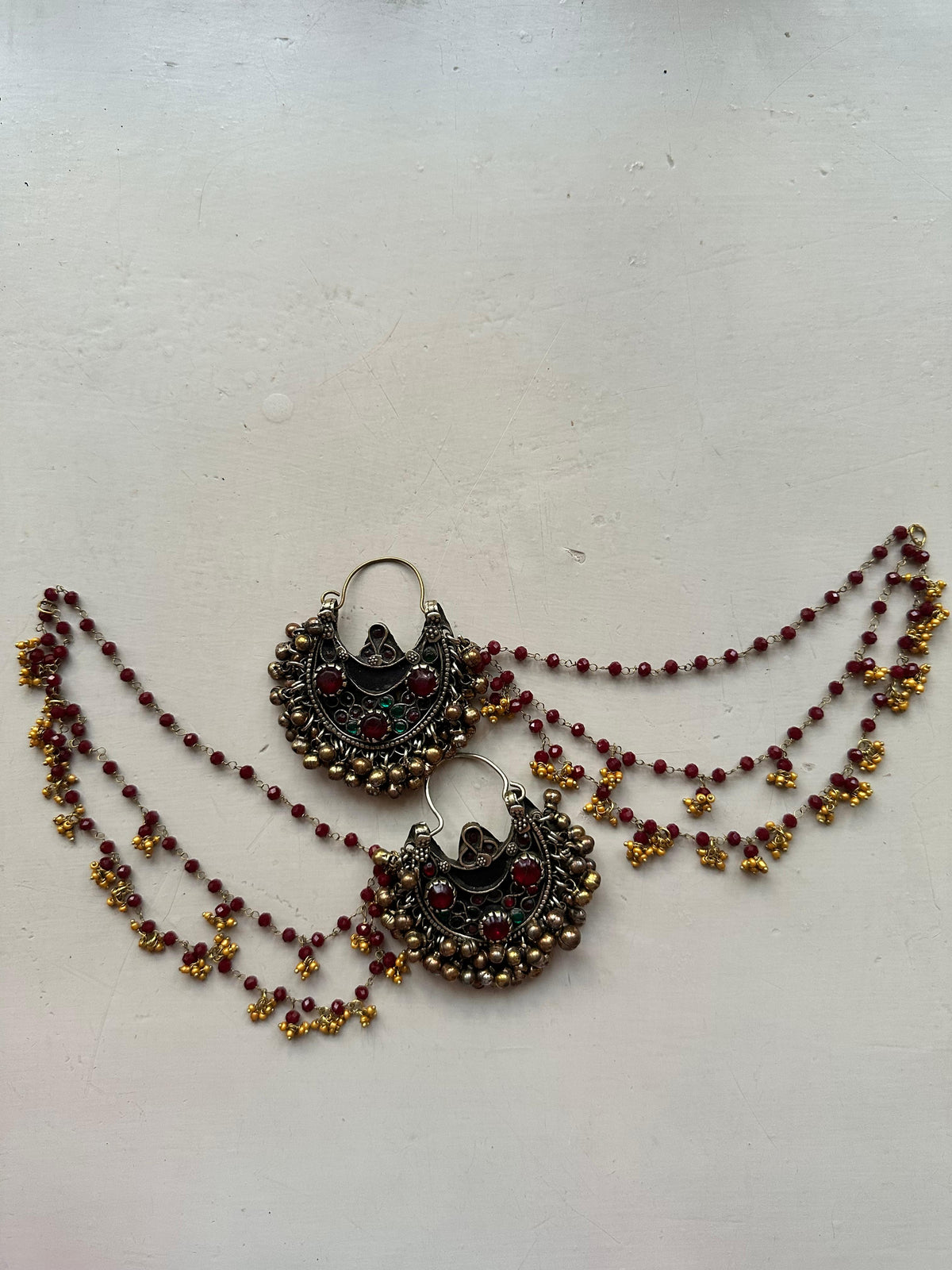 ZARWASHA VINTAGE CHANDBALI [WITH SAHARAY]