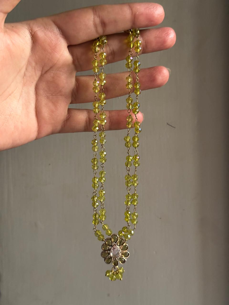 INDIAN MOTIF NECKPIECE  [GET MATCHING BALI FREE]