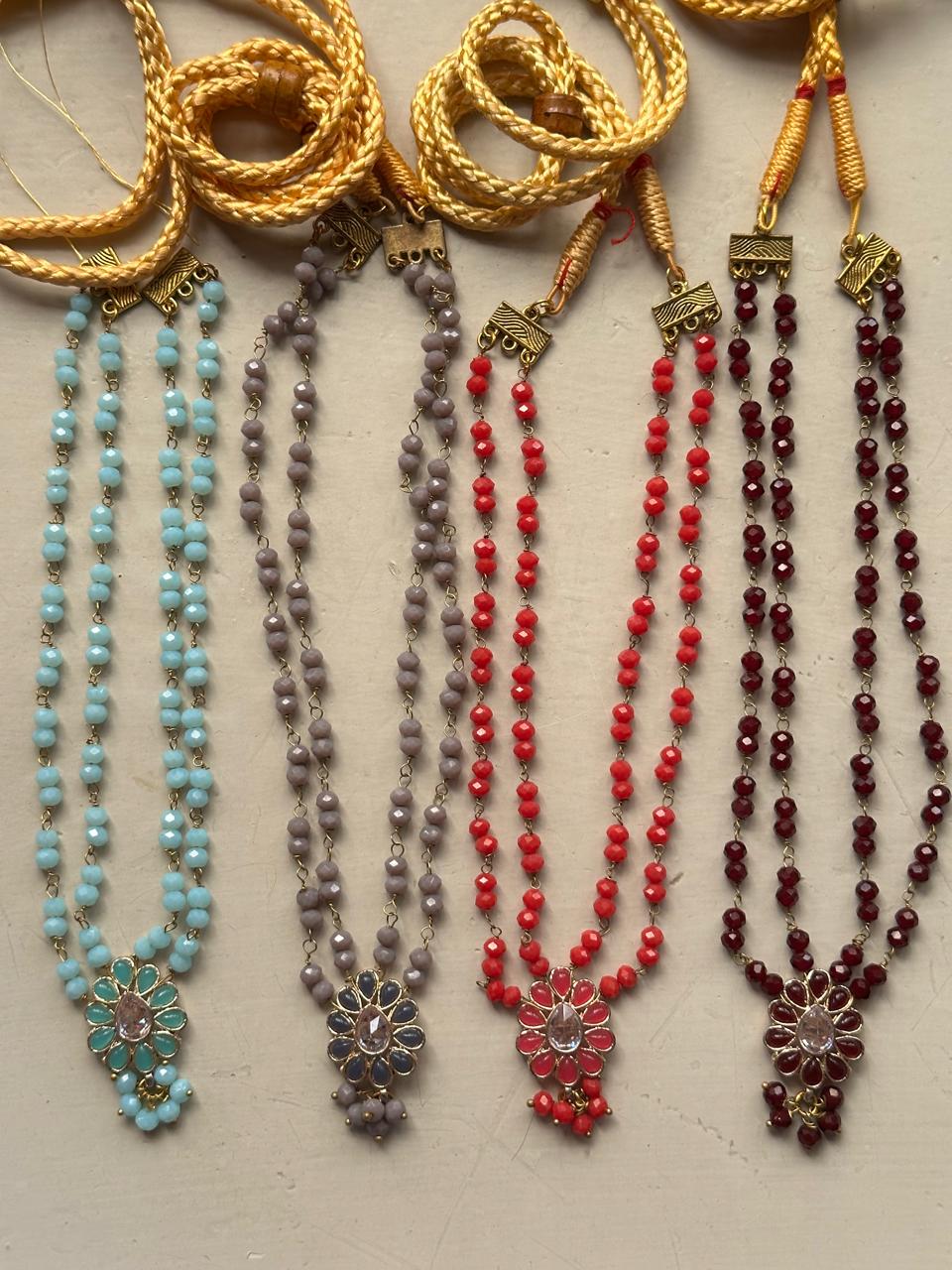 INDIAN MOTIF NECKPIECE [GET MATCHING BALI FREE]